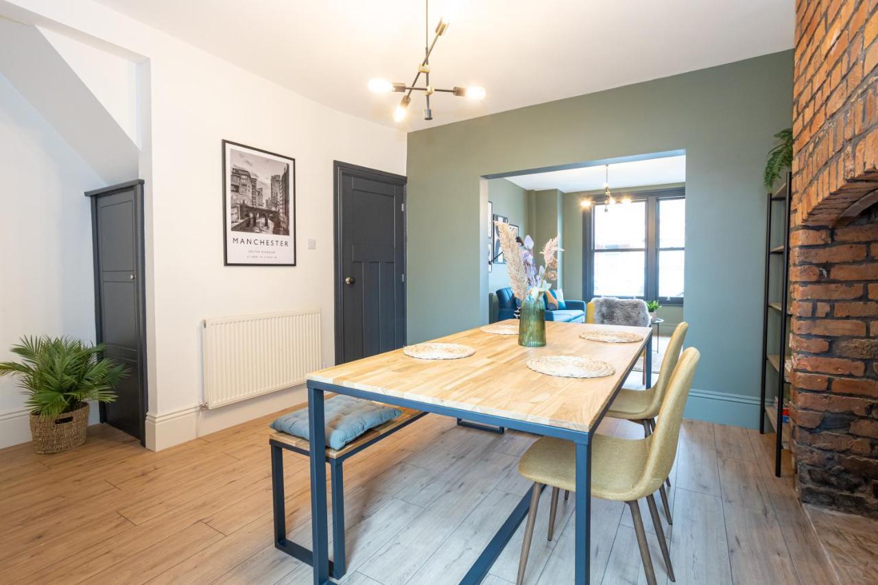 Stunning Scandi 3 Bed House In Manchester-Parking Villa Dış mekan fotoğraf